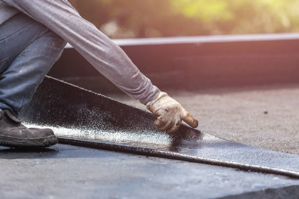 Professional Basement Waterproofing technician working in Woodbury, NJ